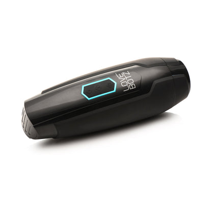 LoveBotz The Milker Max Thrusting & Vibrating Masturbator – Black