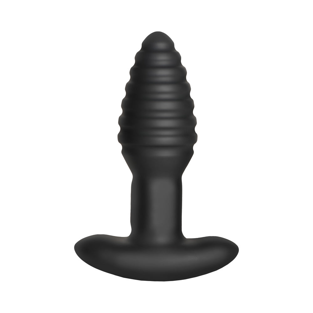 Rimmers Model-E Vibrating Rimming Butt Plug with Remote Control - Black