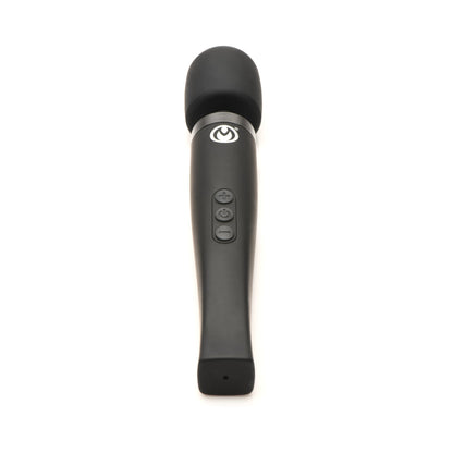 Master Series Thunderstick Pro Wand Massager – Black – Flexible Neck, Waterproof