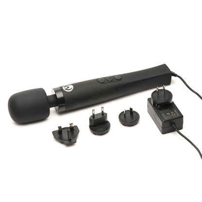 Master Series Thunderstick Pro Wand Massager – Black – Flexible Neck, Waterproof