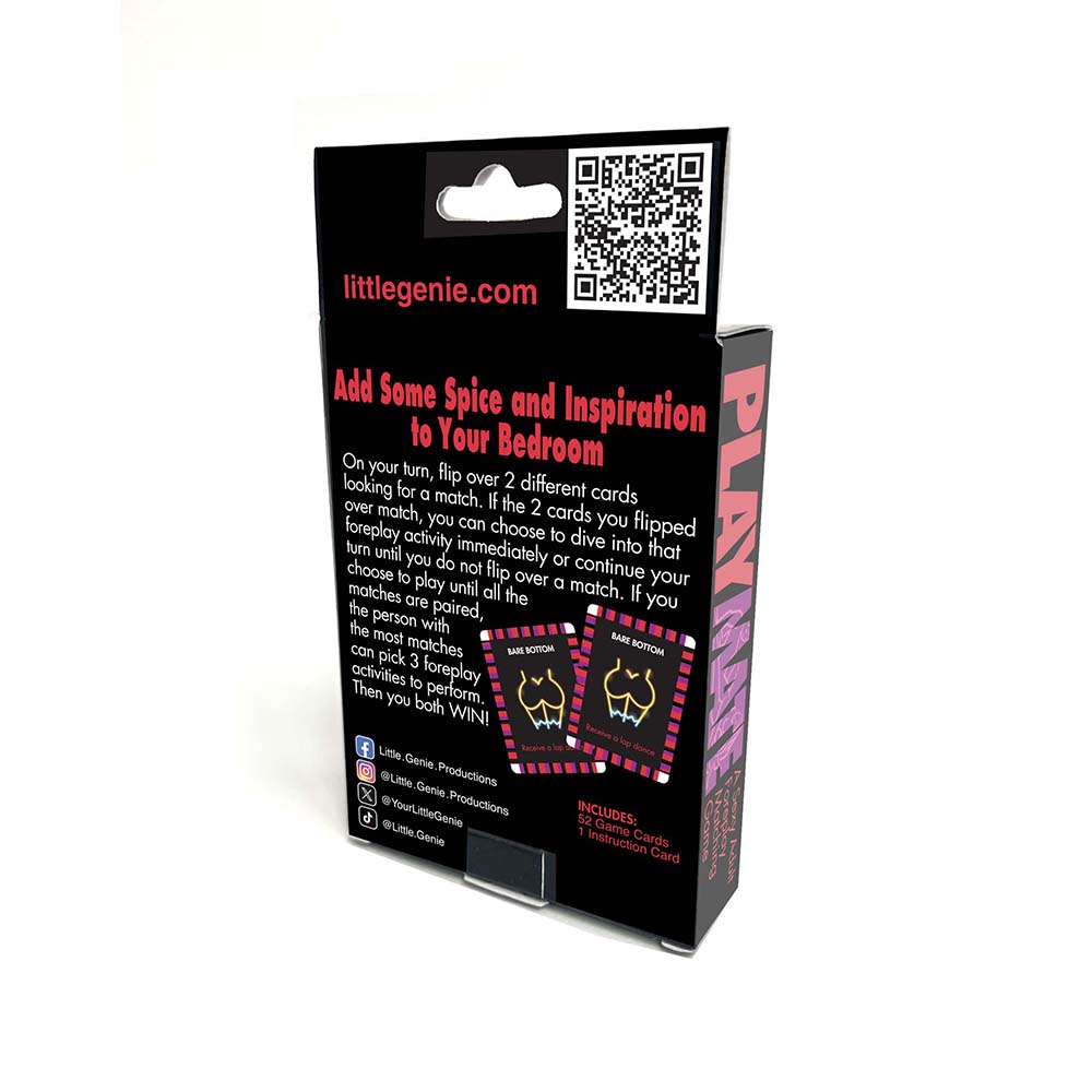 Kheper Games Play Mate Foreplay Card Game – Black