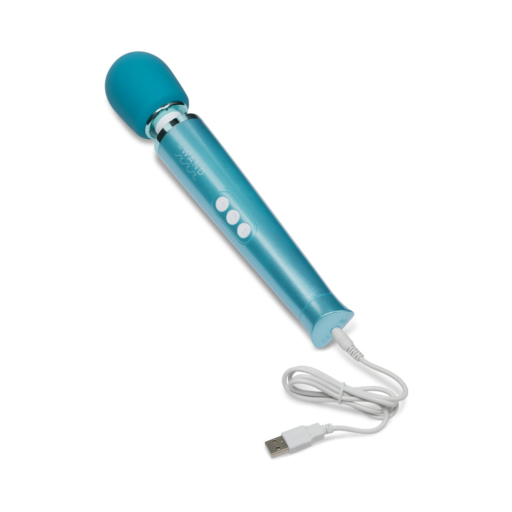 Le Wand Dive Submersible Rechargeable Vibrating Massager - Waterproof Teal