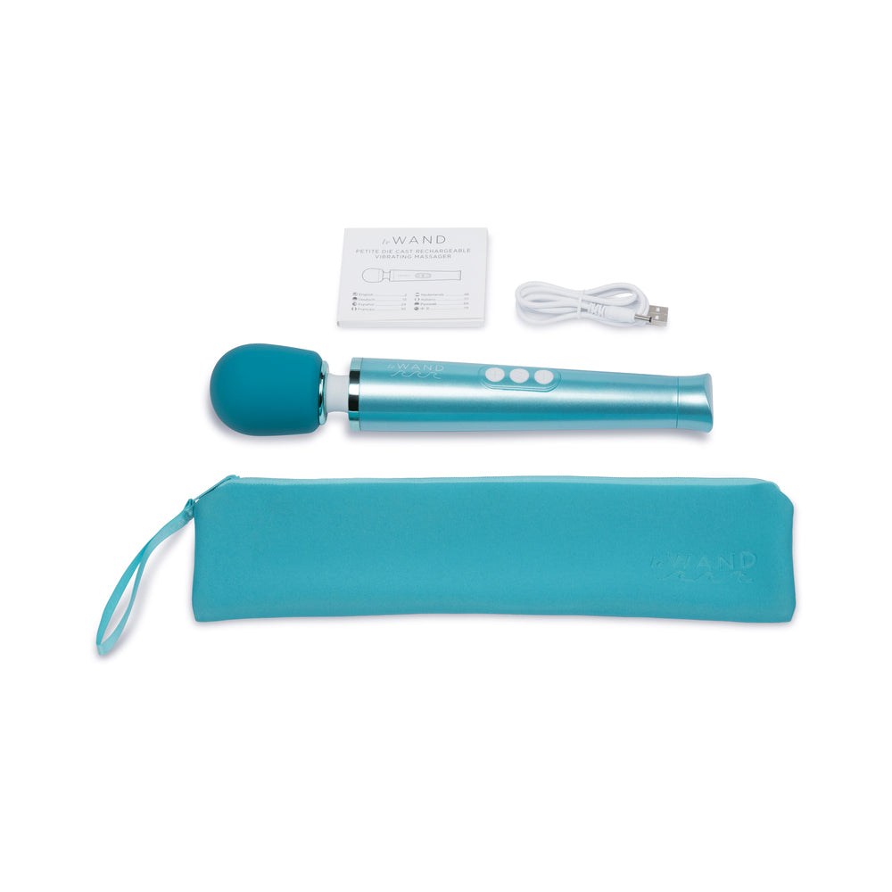 Le Wand Dive Submersible Rechargeable Vibrating Massager - Waterproof Teal