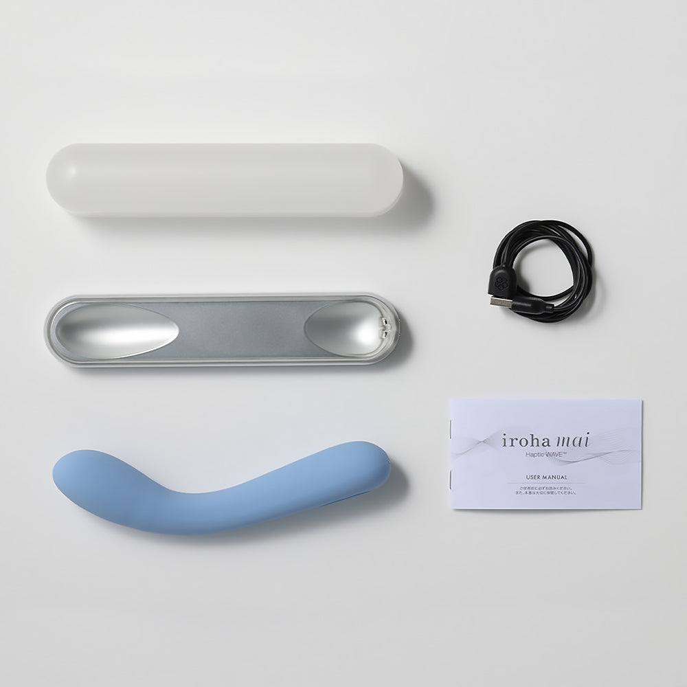 iroha Mai RURI Vibrator with HapticWave Technology – Blue