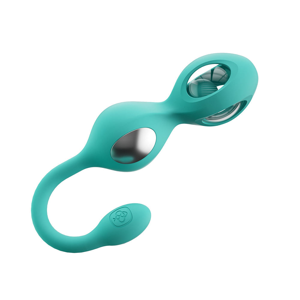 Honey Play Box Elektra App-Controlled E-Stim Kegel Training Set - Cyan