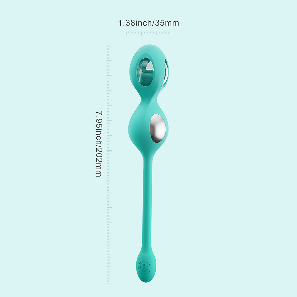 Honey Play Box Elektra App-Controlled E-Stim Kegel Training Set - Cyan