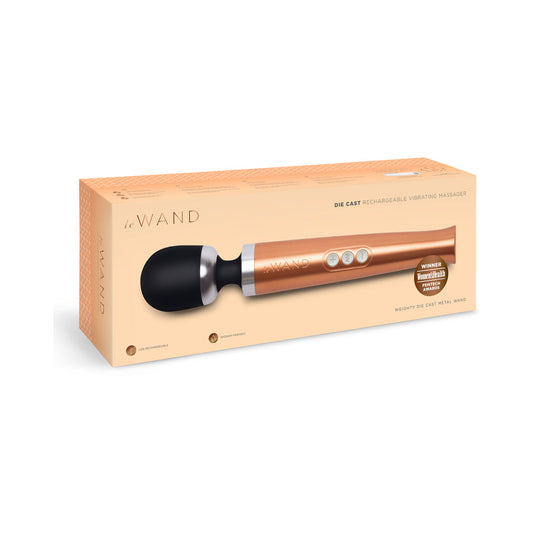 Le Wand Die Cast Rechargeable Vibrating Massager – Rose Gold