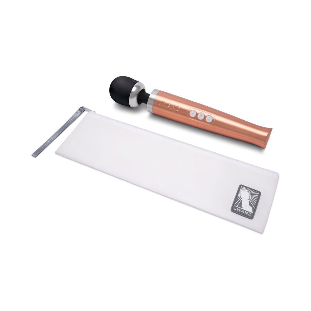 Le Wand Die Cast Rechargeable Vibrating Massager – Rose Gold