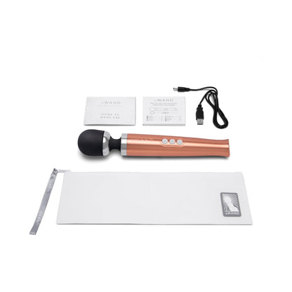 Le Wand Die Cast Rechargeable Vibrating Massager – Rose Gold