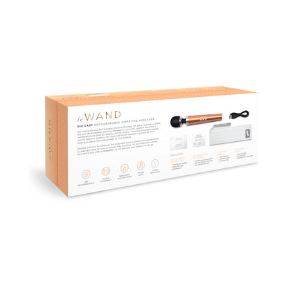 Le Wand Die Cast Rechargeable Vibrating Massager – Rose Gold