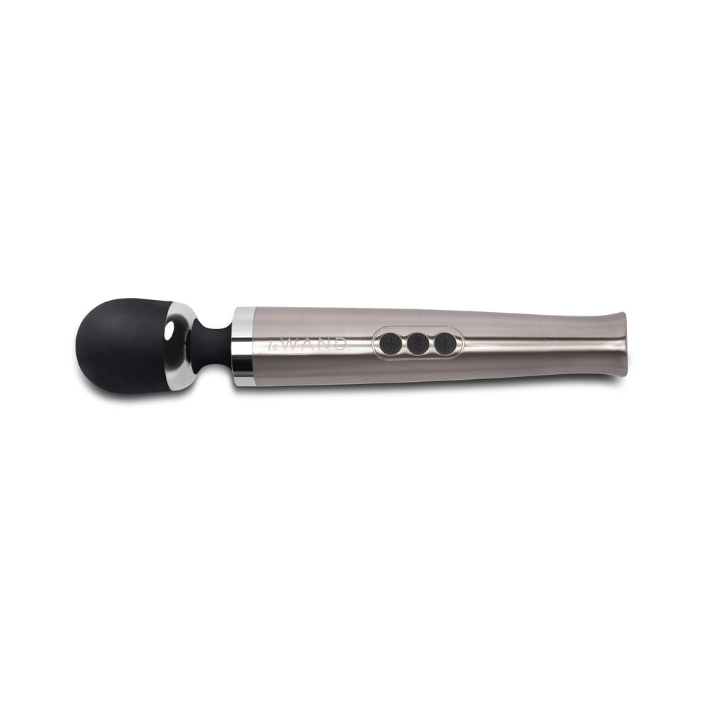 Le Wand Die Cast Rechargeable Vibrating Massager – Silver