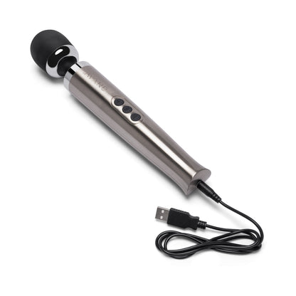Le Wand Die Cast Rechargeable Vibrating Massager – Silver