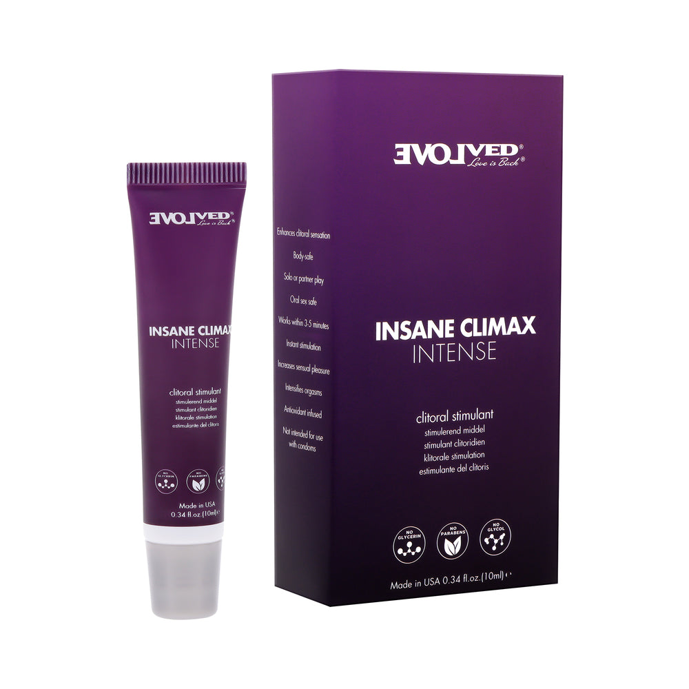 Evolved Insane Climax Intense Clitoral Stimulant – Oil-Based Topical
