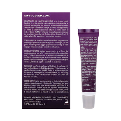 Evolved Insane Climax Intense Clitoral Stimulant – Oil-Based Topical