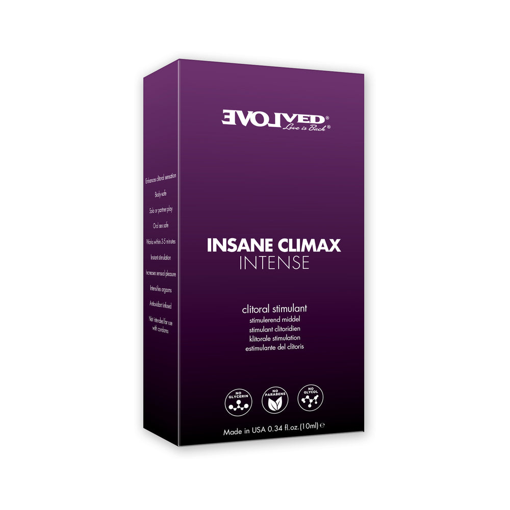 Evolved Insane Climax Intense Clitoral Stimulant – Oil-Based Topical