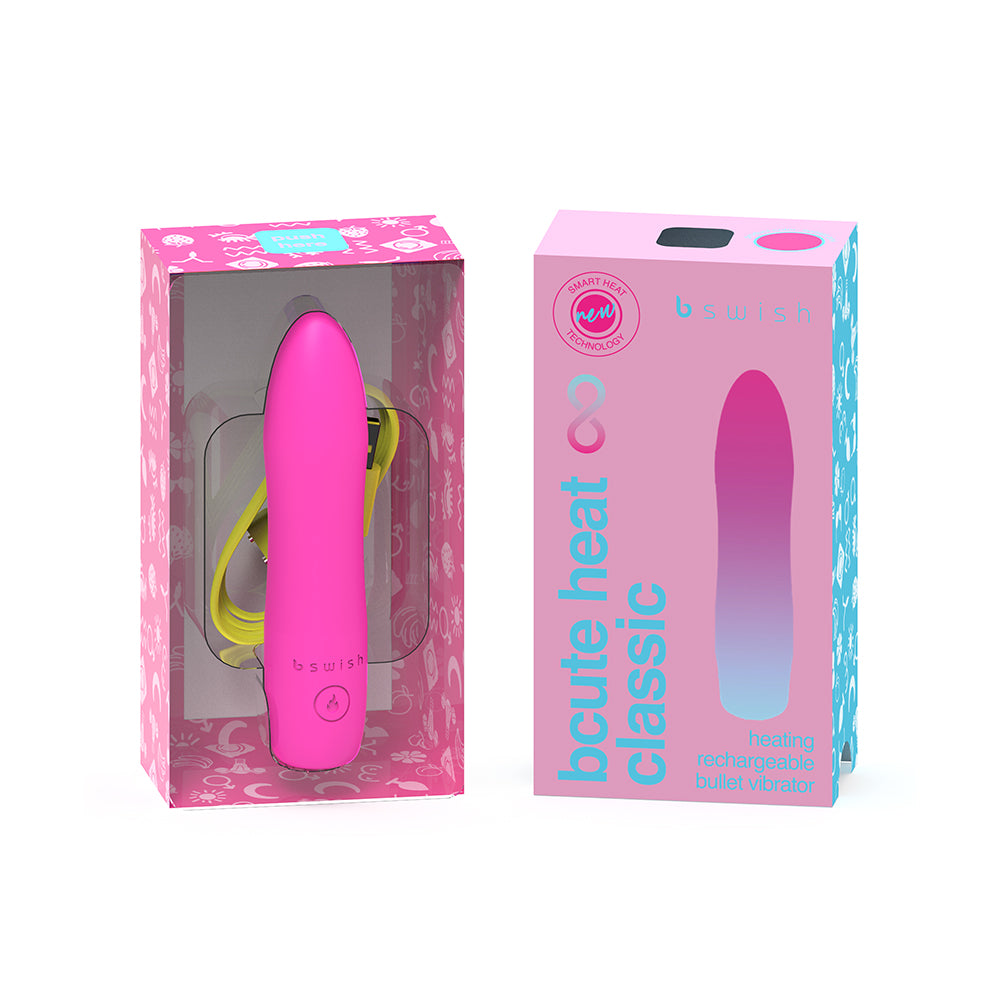 B Swish Bcute Infinite Heat Classic Vibrator – Sunset Pink
