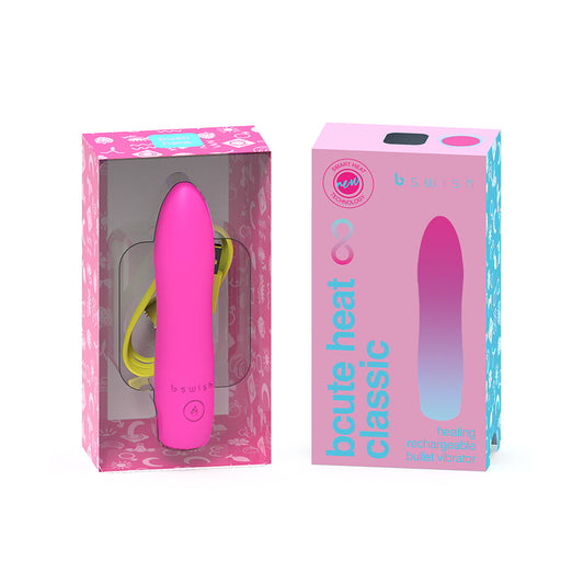 B Swish Bcute Infinite Heat Classic Vibrator – Sunset Pink