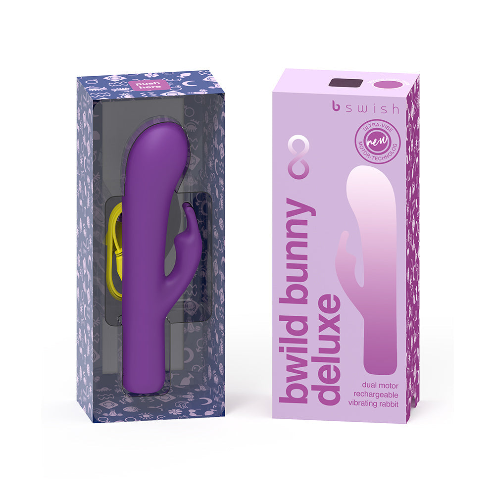 B Swish Bwild Bunny Infinite Deluxe Rabbit Massager - Purple
