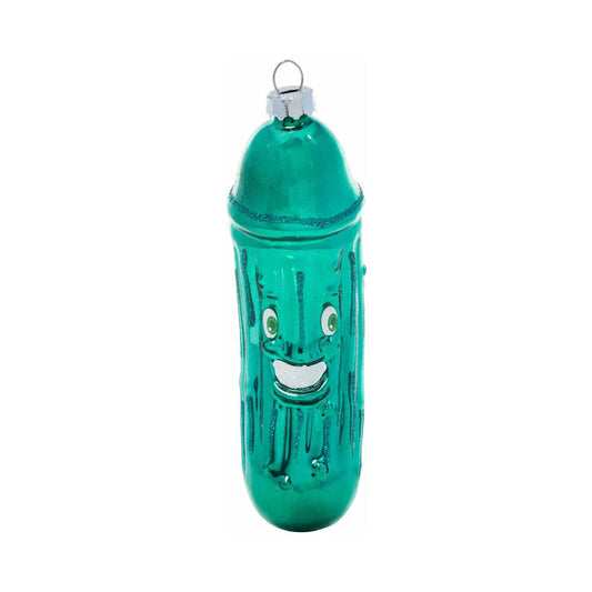 Cheeky Pornament Christmas Dickle Ornament - Hand Blown Glass - Green