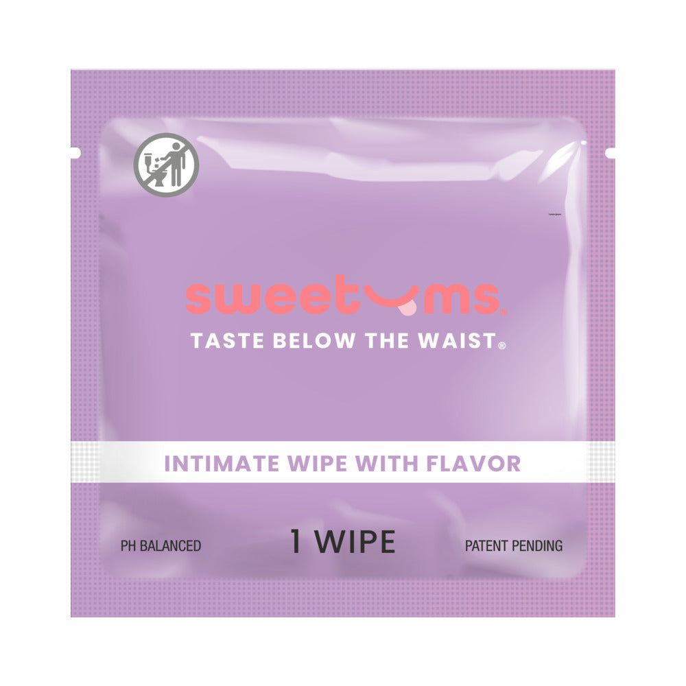 Sweetums Honey Lavender Intimate Wipes – Individual Pack