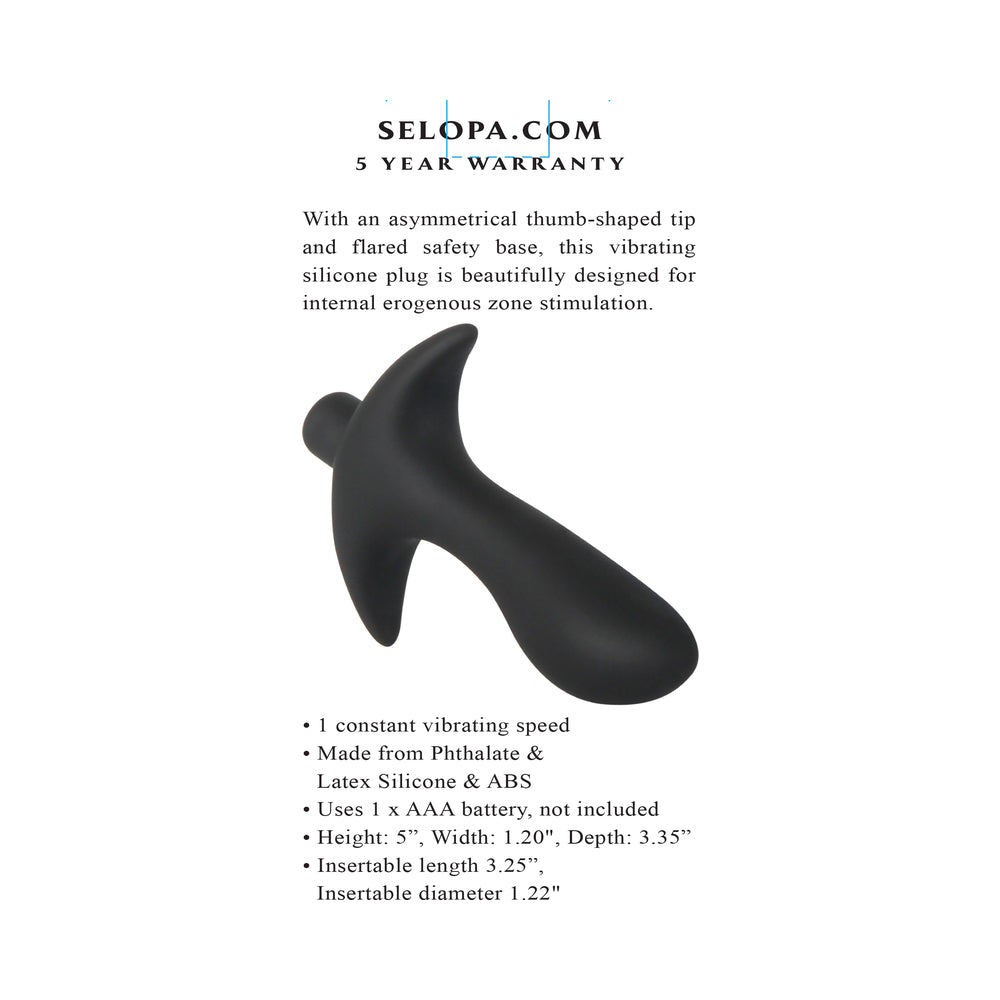 Selopa P-Spot Trainer Prostate Vibe – Black – Silicone