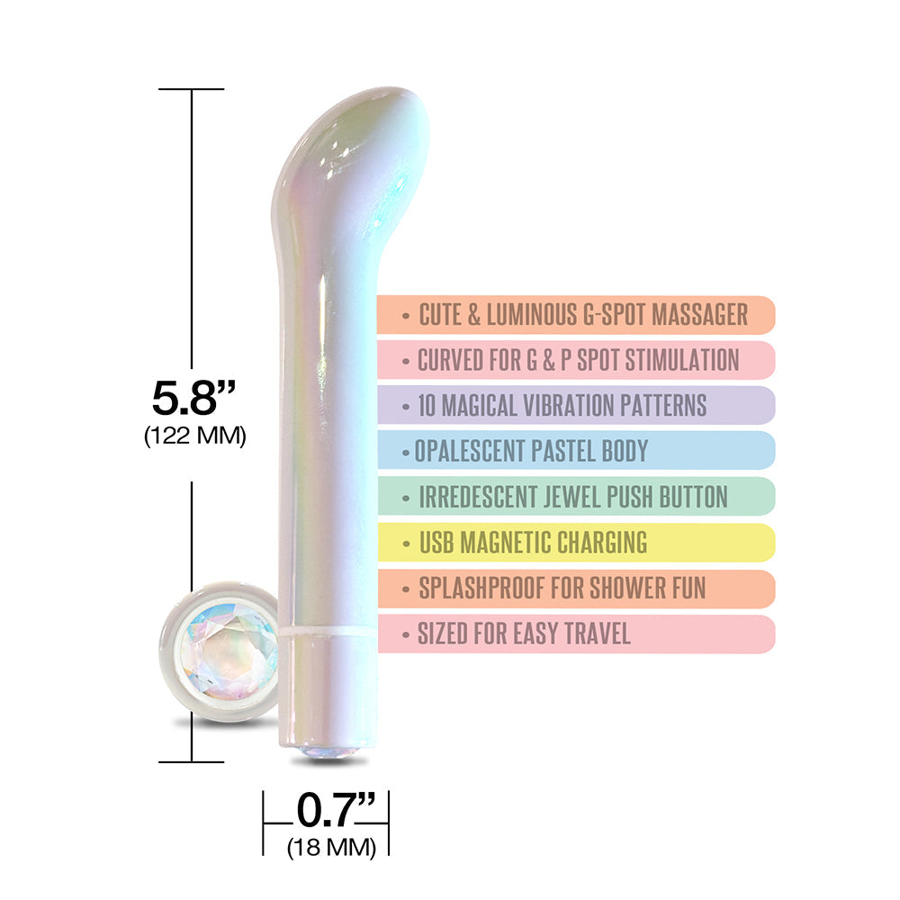 WINX Sweet Giggles G-Spot Vibrator with Gemstone – Multi-Color, Rechargeable, Splash-Proof