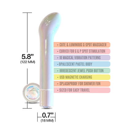 WINX Sweet Giggles G-Spot Vibrator with Gemstone – Multi-Color, Rechargeable, Splash-Proof