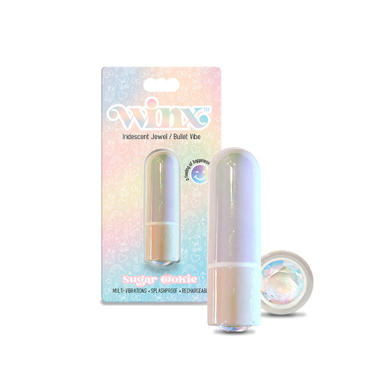WINX Sugar Cookie Bullet Vibrator – Multi-Color – Rechargeable and Splashproof