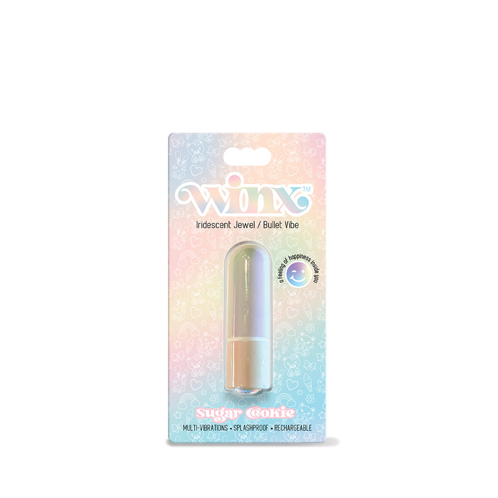 WINX Sugar Cookie Bullet Vibrator – Multi-Color – Rechargeable and Splashproof