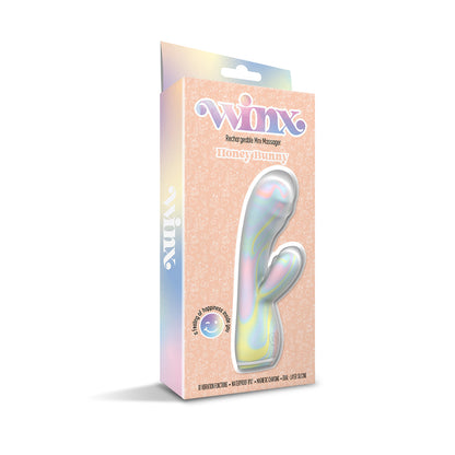 WINX Honey Bunny Squishy Silicone Vibrator – Multi-Color – Waterproof with 10 Vibration Functions
