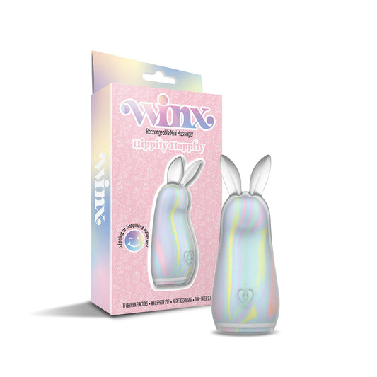 WINX Hippity Hoppity Squishy Silicone Vibrator – Multi-Color – 10 Vibration Functions