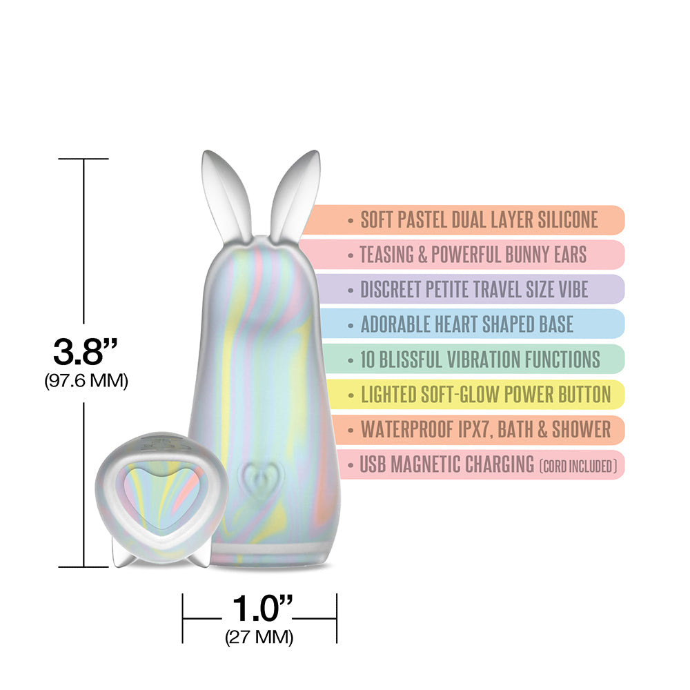 WINX Hippity Hoppity Squishy Silicone Vibrator – Multi-Color – 10 Vibration Functions