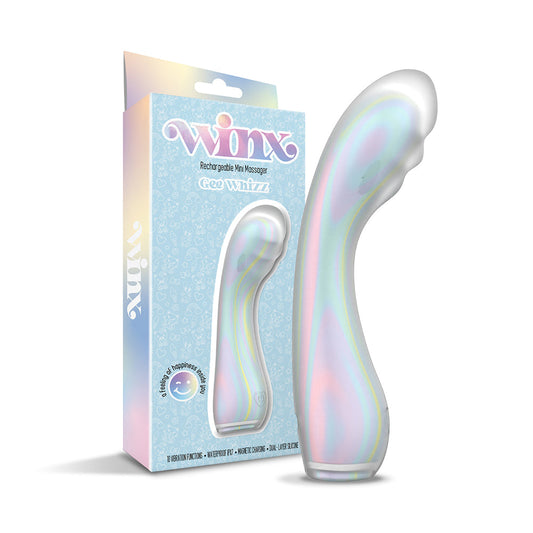 WINX Gee Whiz Squishy Silicone Vibrator – Multi-Color – 10 Vibration Functions