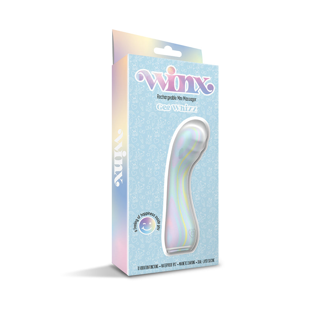 WINX Gee Whiz Squishy Silicone Vibrator – Multi-Color – 10 Vibration Functions