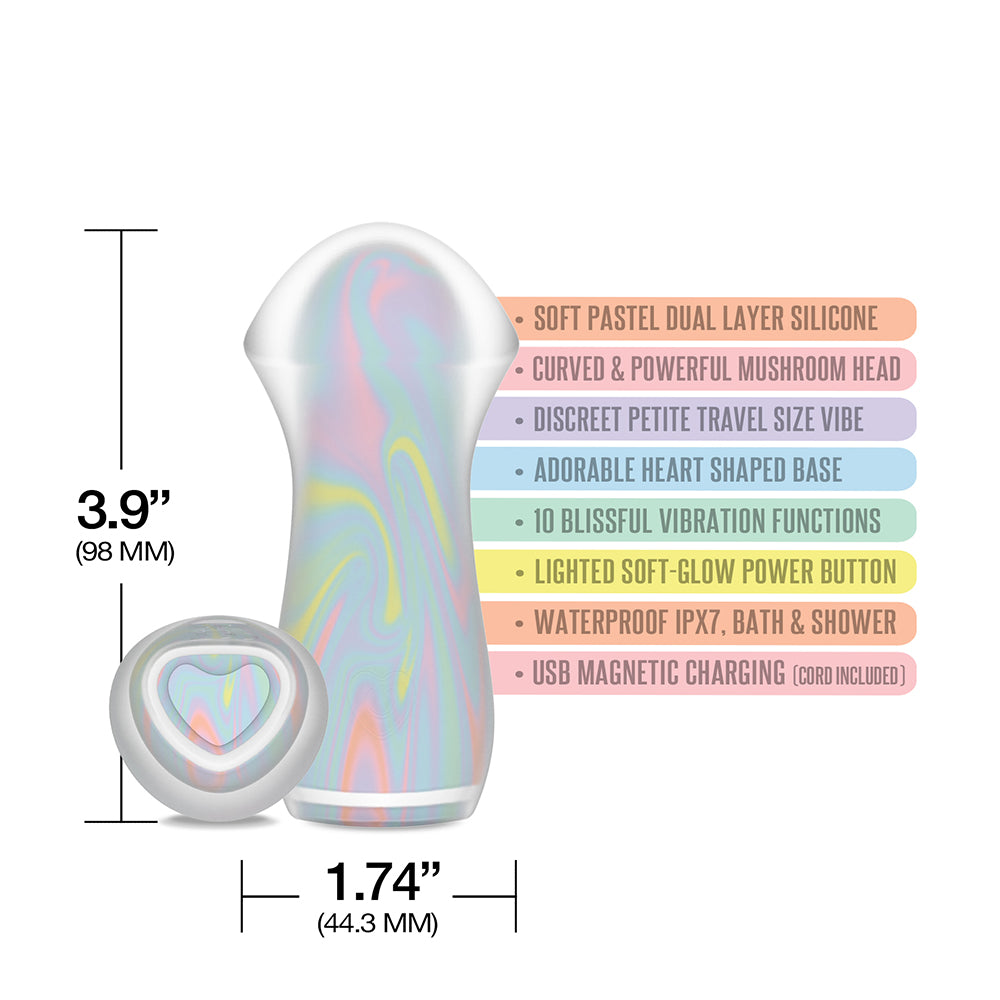 WINX Zoom Shroom Squishy Silicone Vibrator – Multi-Color