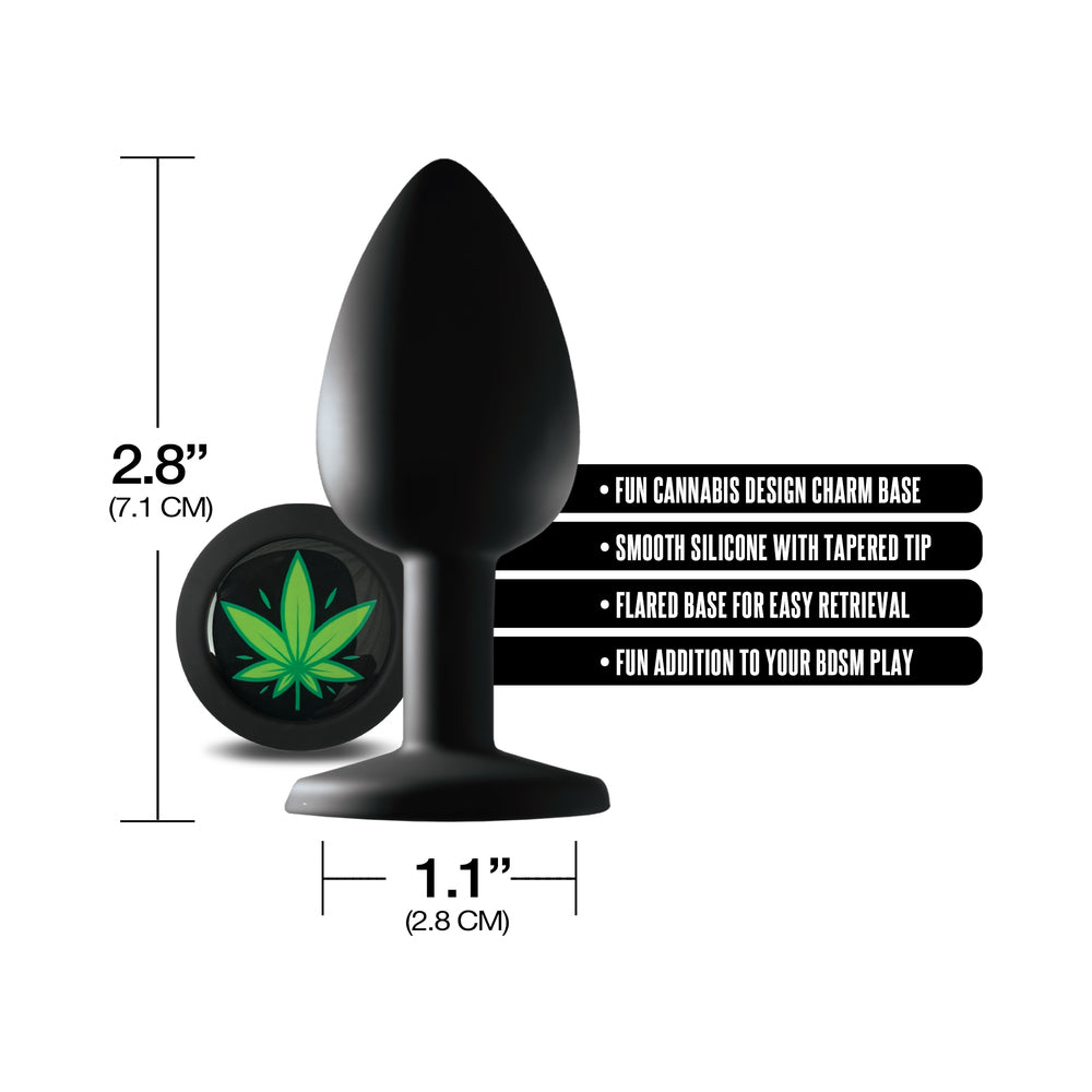 Stoner Vibes Chronic Collection Small Butt Plug – Black