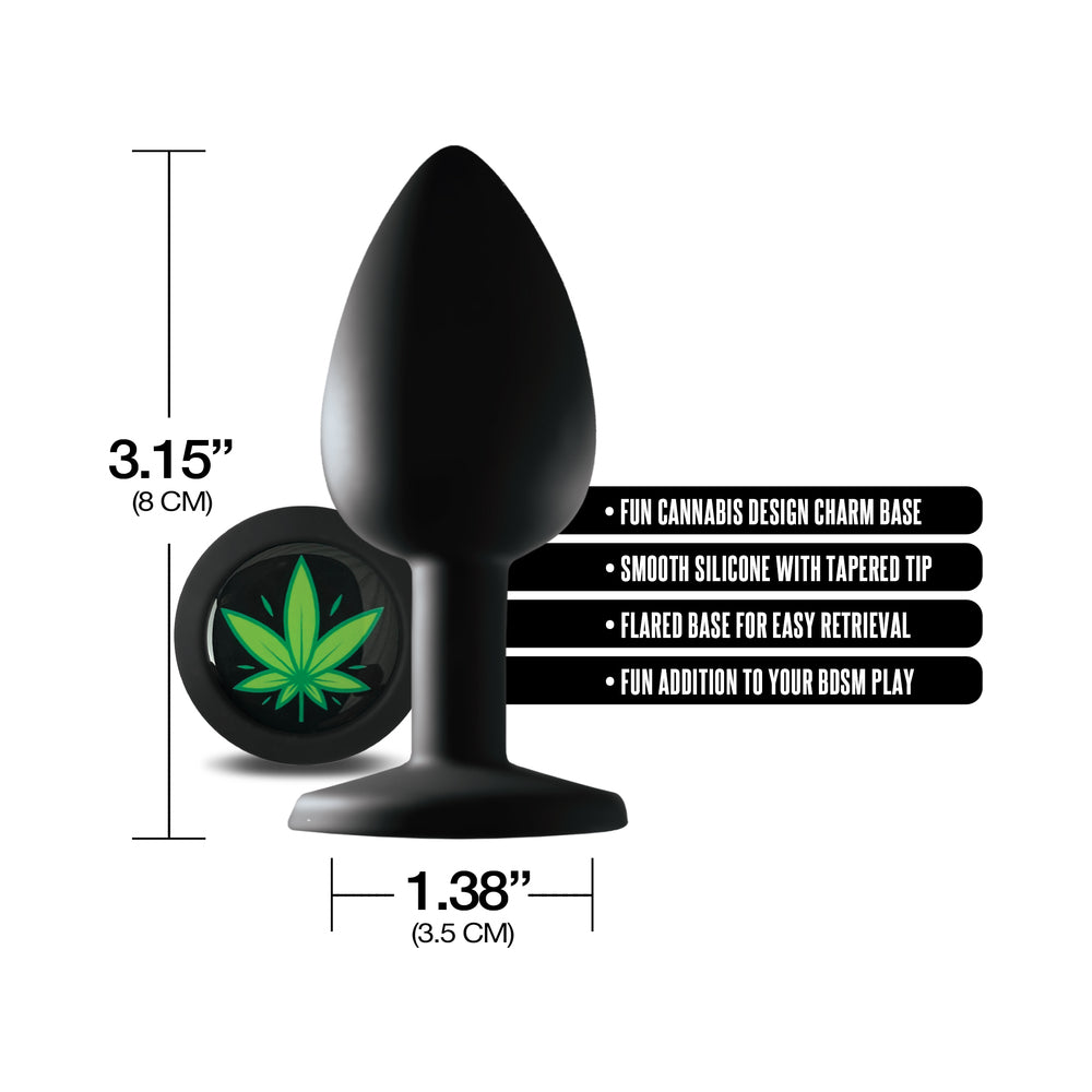 Stoner Vibes Chronic Collection Medium Butt Plug – Black