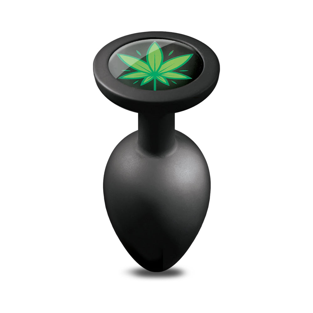 Stoner Vibes Chronic Collection Large Butt Plug – Black – Smooth Silicone Design