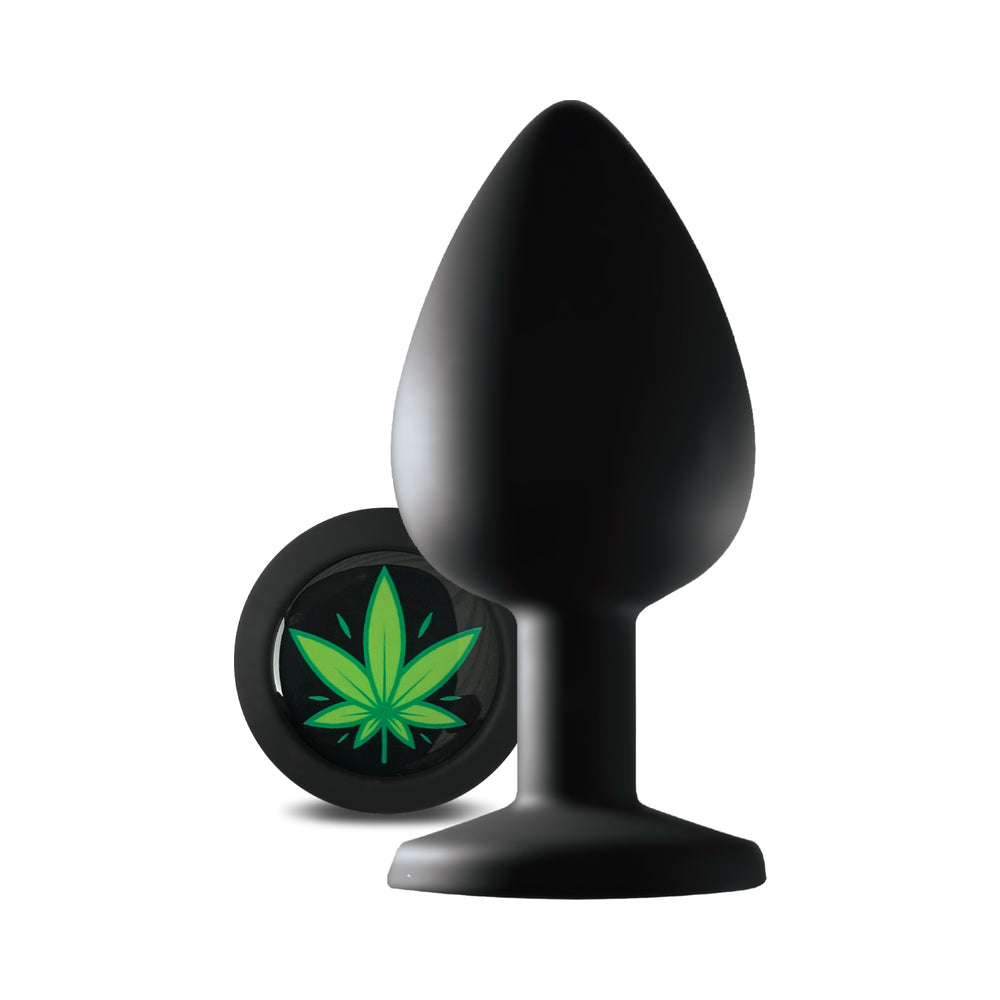Stoner Vibes Chronic Collection Large Butt Plug – Black – Smooth Silicone Design