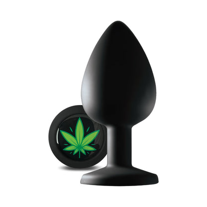 Stoner Vibes Chronic Collection Large Butt Plug – Black – Smooth Silicone Design