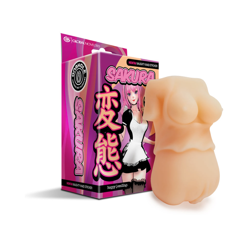 Global Novelties Hentai Stroker 9-Piece Display – Vanilla/Ivory/Beige