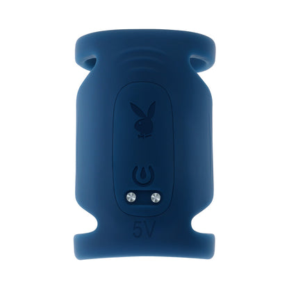 Playboy Jet Pack Penis Vibrator with 9 Vibration Speeds – Navy