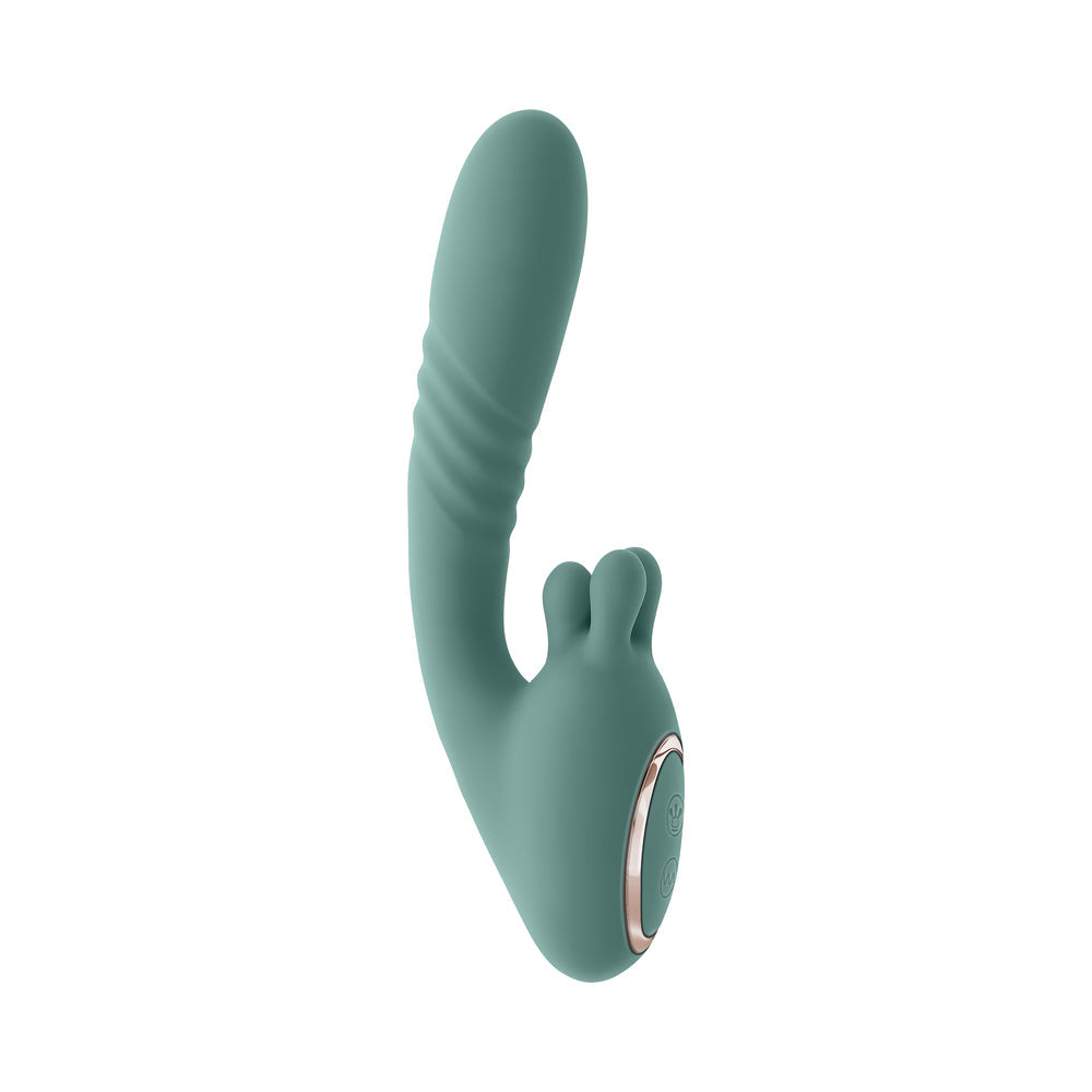 Evolved Thrust Into Ecstasy Mint Thrusting Toy with Rotating Prongs - Teal