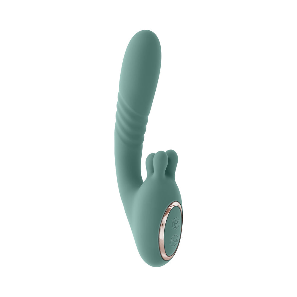 Evolved Thrust Into Ecstasy Mint Thrusting Toy with Rotating Prongs - Teal