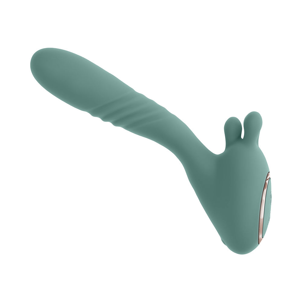 Evolved Thrust Into Ecstasy Mint Thrusting Toy with Rotating Prongs - Teal