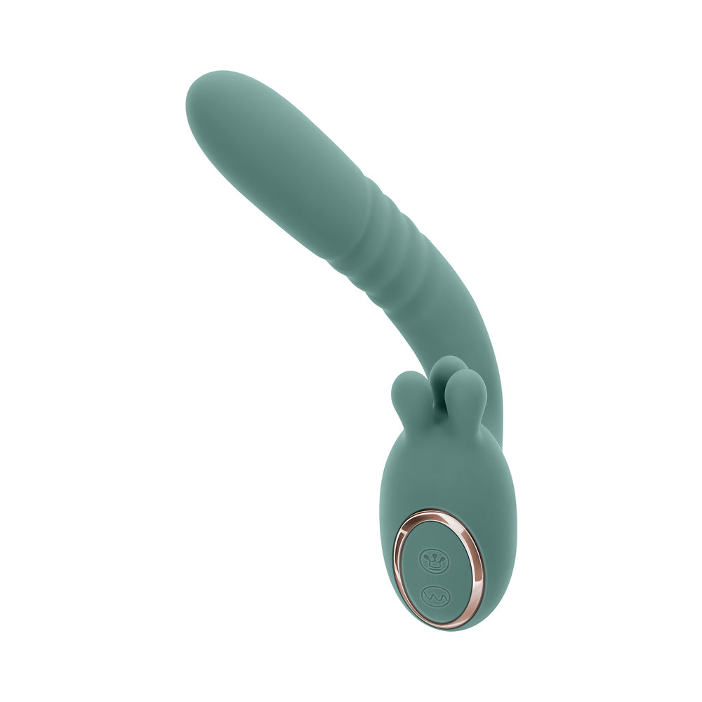 Evolved Thrust Into Ecstasy Mint Thrusting Toy with Rotating Prongs - Teal