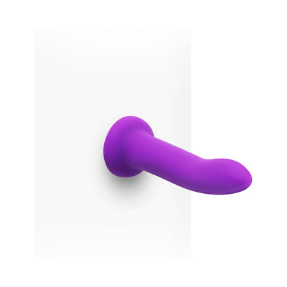 Together Duo 2-Piece Silicone Dildo & Harness Set – Purple