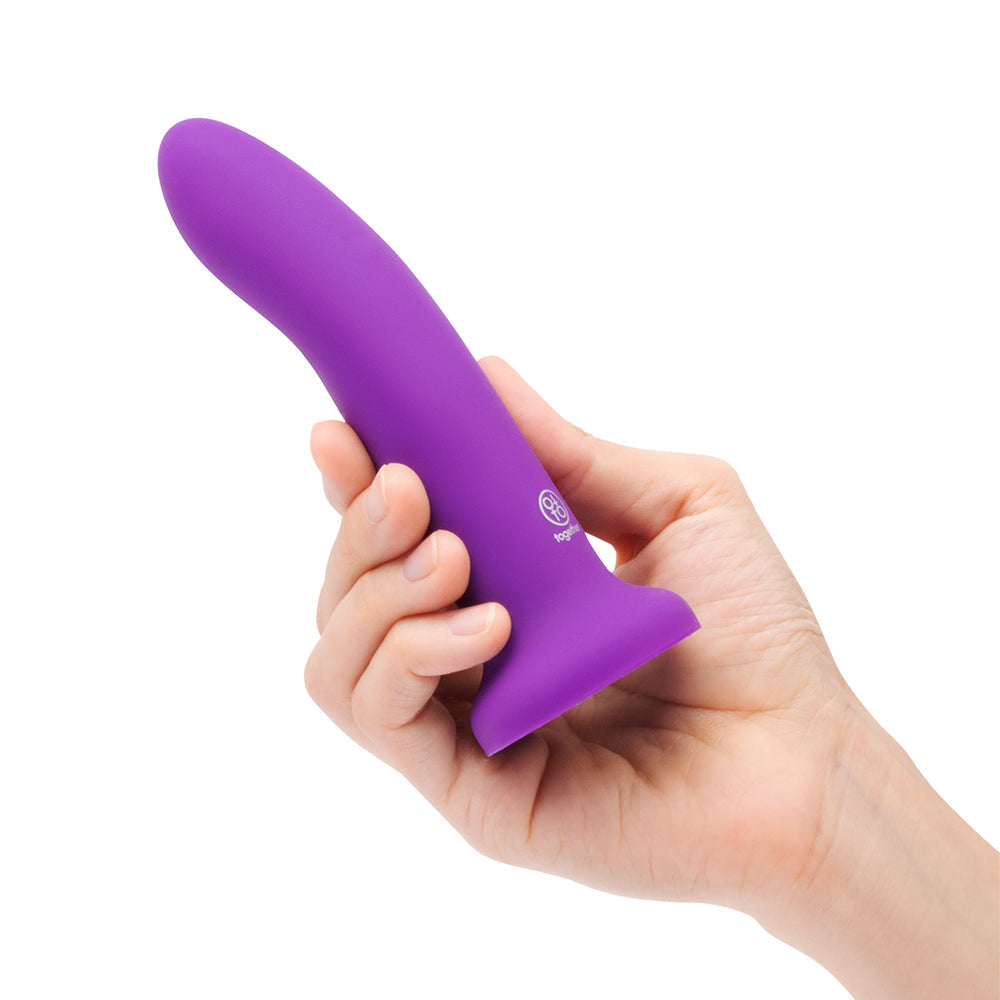 Together Duo 2-Piece Silicone Dildo & Harness Set – Purple