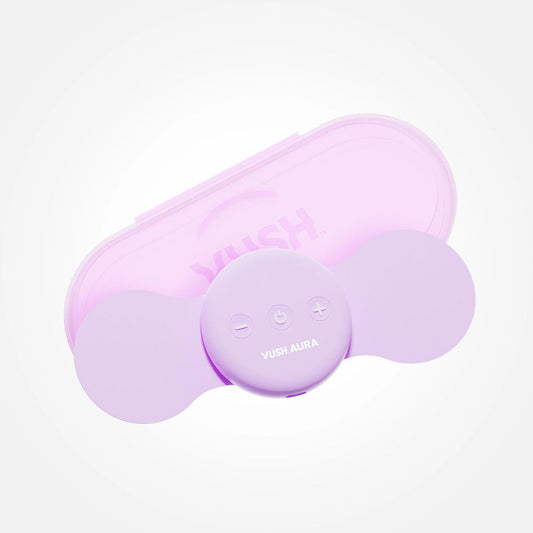 VUSH Aura Wireless Rechargeable TENS Device for Pain Relief - Periwinkle