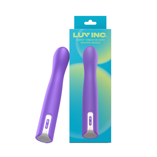 Luv Inc Gb63 G-Spot Vibrator with Moving Beads – Purple